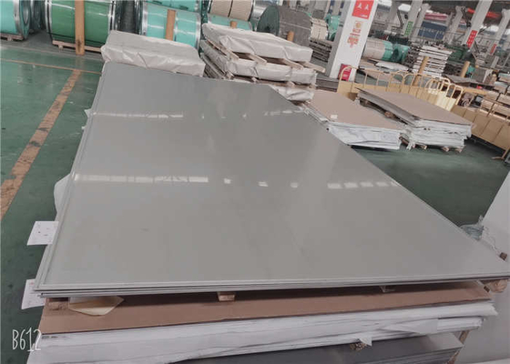 Fogli di acciaio inossidabile argento 316L laminati a caldo 1000mm-2000mm ±0,02mm Tolleranza