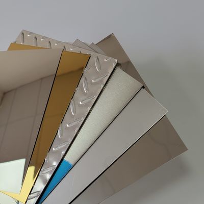 qualità  BA HL 304 Stainless Steel Plate 1000mm-6000mm Length ±0.02mm Tolerance fabbrica